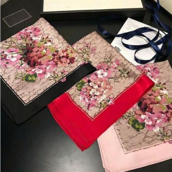 

2021 woman silk scarf fashion headband designer letter flower small scarfs headscarf accessories gift308v, Blue;gray