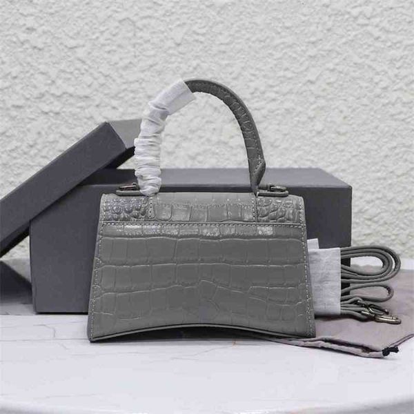 

classic designer balencaigas's'ss handbags crocodile bag net red pattern women's trend b letter buckle portable hourglass bri