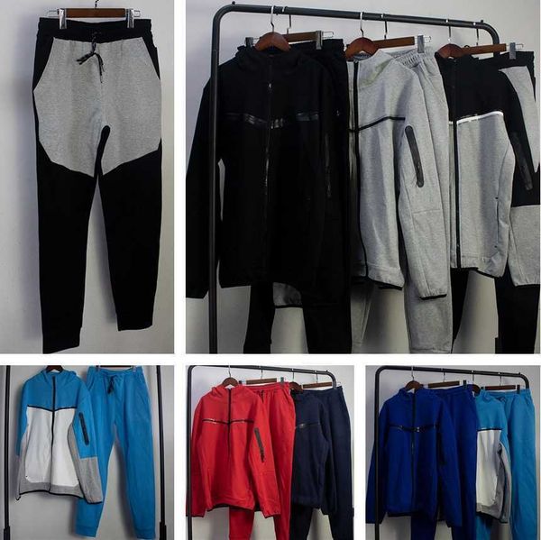 

mens sports hoodies tech fleece joggers thick sporswear hooded jackets space tight sweat womens coats bottoms men running sweatpants jumper, Black