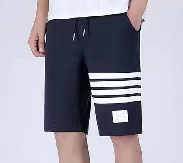 

mens shorts summer designers trousers brown motion pants casual sports 2022 thom fashion quick drying men beach pants black m-5xl a4
