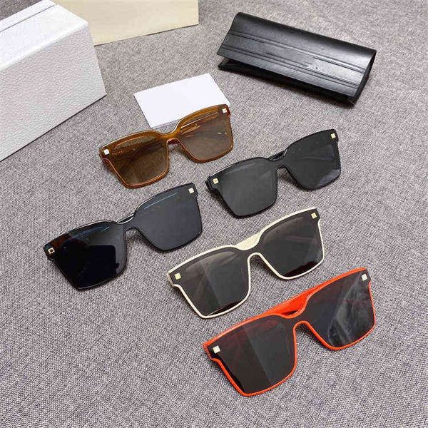 

22 new fashion large frame goggles box sunglasses net red one-piece vintage eyeglasses shades fashion, White;black