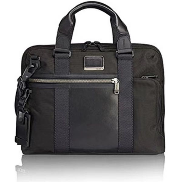 

new tumi ballistic nylon men's briefcase stylish portable computer handbag