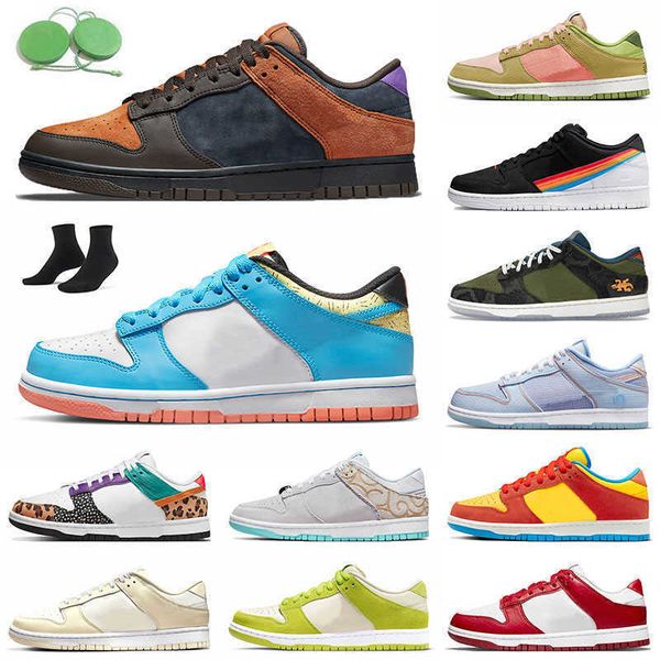 

2022 low sb sports sun club designer sneakers casual shoes animal bart simpson cider men women trainers green apple coconut milk, Black