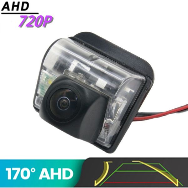 

ahd 720p trajectory fisheye car rear view camera for mazda 6 m6 2002 - 2007 cx-5 cx5 2012 2013 2014 cx-7 2006-2012 reverse vehicle monitor