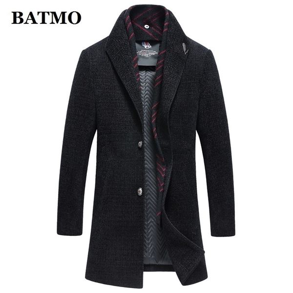 

batmo arrival winter trench coat menmen's jacketsplus-size m-xxxl 97843 201128, Black;brown