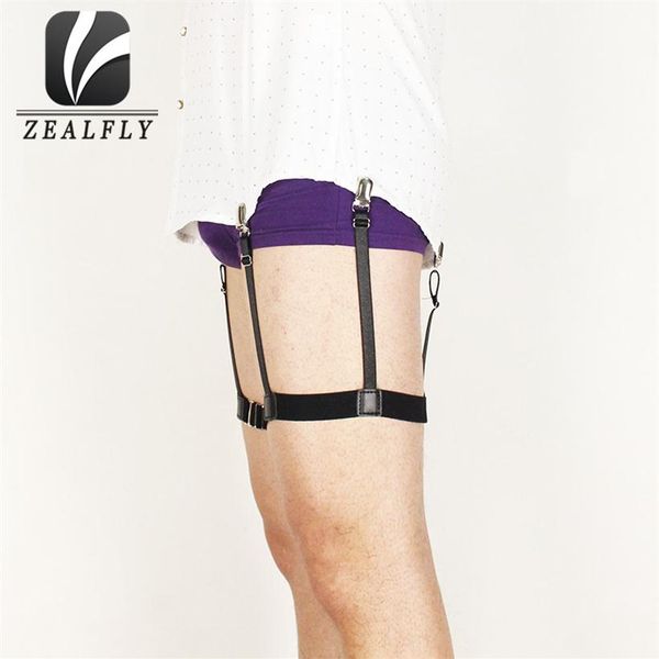 

mens shirt stays garters sports business suspenders braces for shirts gentleman leg elastic men shirt suspenders garter holder251v, Black;white