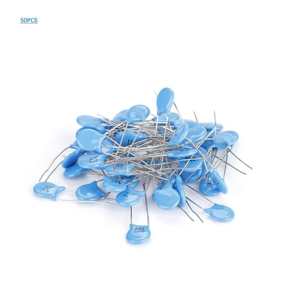 

50pcs 1000v 104m 0.1uf 100nf high voltage disc ceramic capacitors set