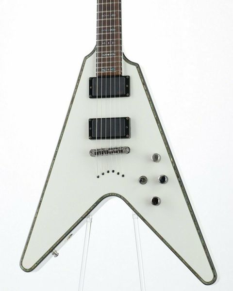 

schecter hellraiser v-1 / ad-v-1-hr / white #gg8w0 electric guitar