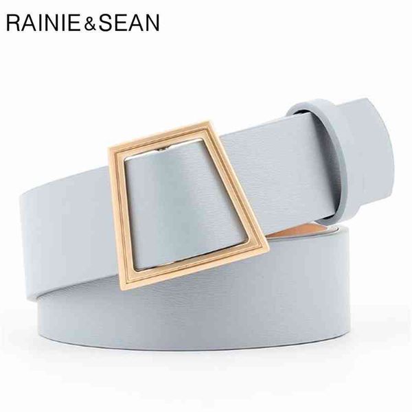 

belts rainie sean without holes women sky blue ladies accessories white pink brown black female fashion no jvsv, Black;brown