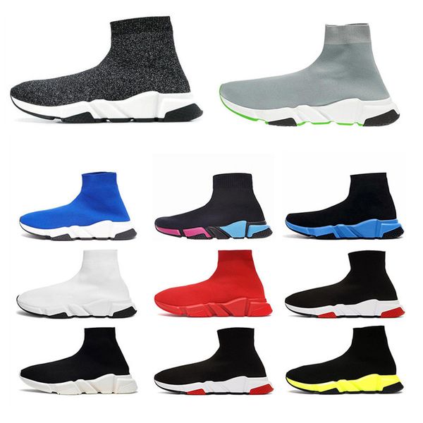 

fashion triple trainer men women casual shoes black white des sports sneaker