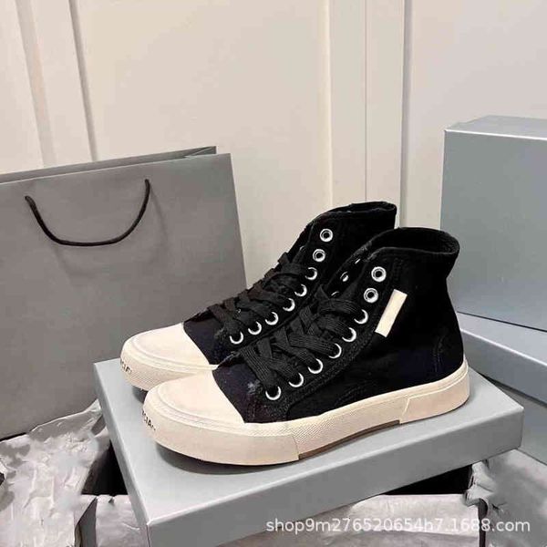 

dress shoes b high canvas shoes water dyed small white non slip vulcanized soles women's large lovers' 9g1l, Black