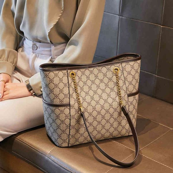 

new printing tote bag temperament chain bag handbag temperament one shoulder women's bag