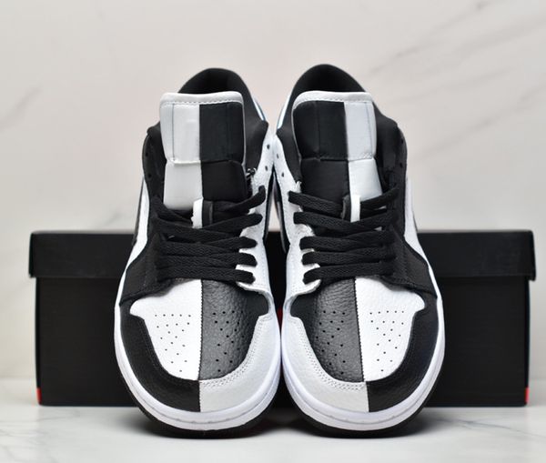 

1 low invert men basketball shoes womens 1s black white outdoor running sports fashion sneakers dr0502-101 with box us 5.5-12