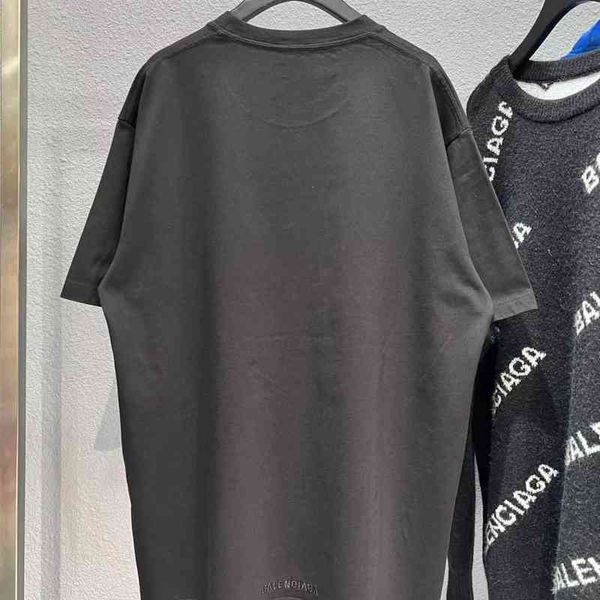 

cxcs smallpox version paris spring summer co branded new simpson family conley printed short sleeve t-shirt, White;black