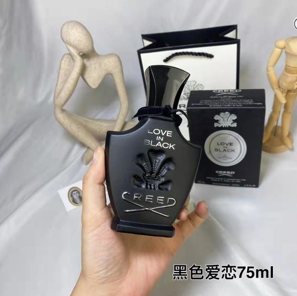 

creed love in black perfume 75ml men women millesime spray fragrance eau de parfum long lasting smell cologne water fast delivery