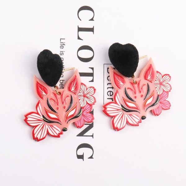 

dangle & chandelier beauty acrylic earrings for women girls 2022 arrival cute animal party game workout fashion jewelry gifts, Silver