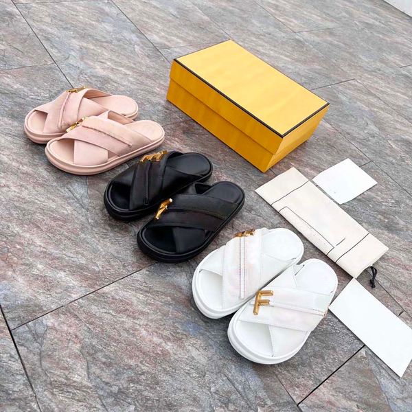 

with box slippers design ers leather sandals sand grey white black white pink glow green outdoor slipper rubberwedge damen summer