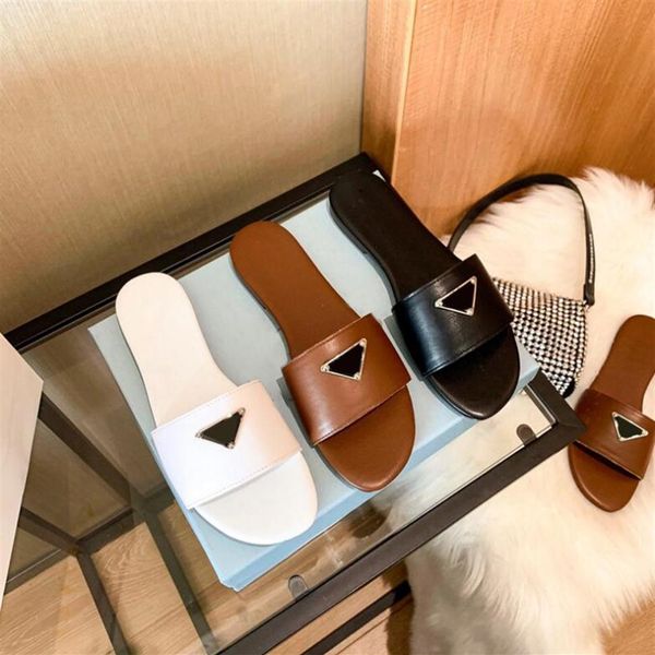 

2021luxuries designer men's women's slippers sandals shoes slide summer fashion wide flat flip flops268c, Black