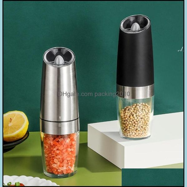 Mills Kitchen Tools Kitchen Lining Bar Home Garden Электрический соляный перец шлифовальный шлифовальный шлифовальный шлифовальный шлифовальный бан