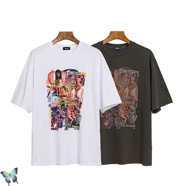 

welldone digital printing t shirt men women hip-hop urban streetwear we 11 done t-shirts trendy casual t-shirt 210420, White;black