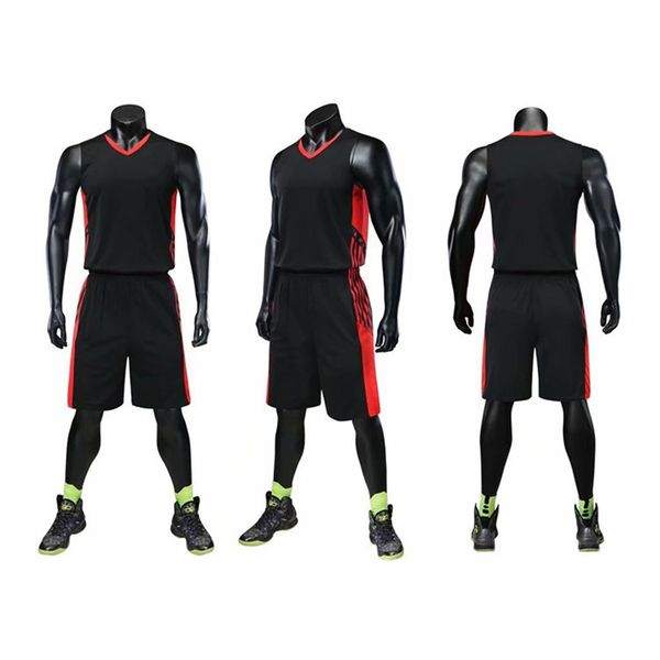 

nb027 basketball jersey sport wears athletic outdoor apparel college, Black