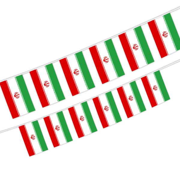 

iran string flag 20 flag world country national hanging mini banner for party decoration