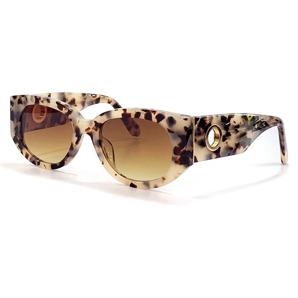 

2022 acetate oval wrap sunglasses women vintage style eyeglasses luxury tortoise casual eyewear design in summer, White;black