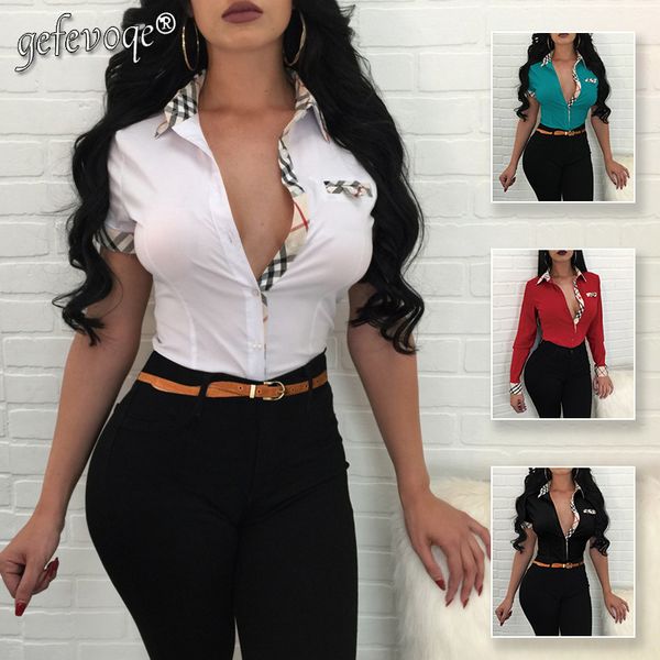 

fashion blouses women white turn down collar office summer shirt tumblr shirts ladies blusas femininas corset blouse 220526