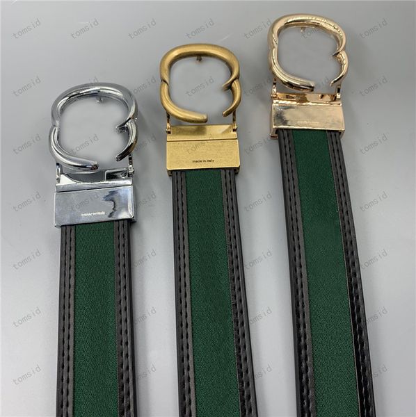 

luxurys designer belt for mens womens brand letters green and red patchwork canvas gold buckle fashion designers belts waistband w, Black;brown