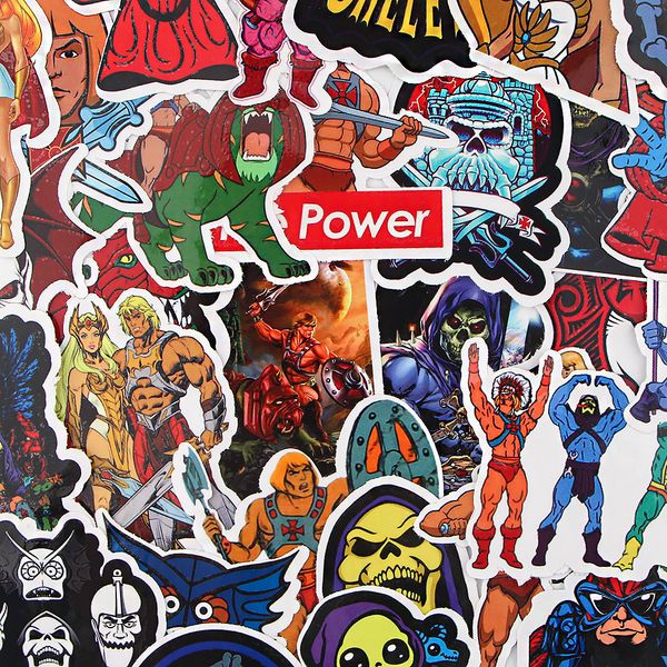 30pcs Cartoon Masters of the universe sticker Skeletor Graffiti Stickers Telefono estetico Laptop Bike Notebook Art Sticker
