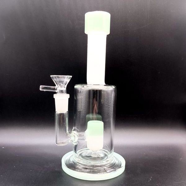 Jade Color Mini 8 Zoll Glas Wasserbong Wasserpfeifen Zarte Öl Dab Rigs Rauchpfeifen