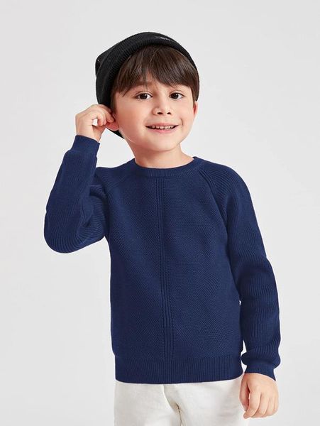 

toddler boys ribbed knit raglan sleeve sweater she, Blue