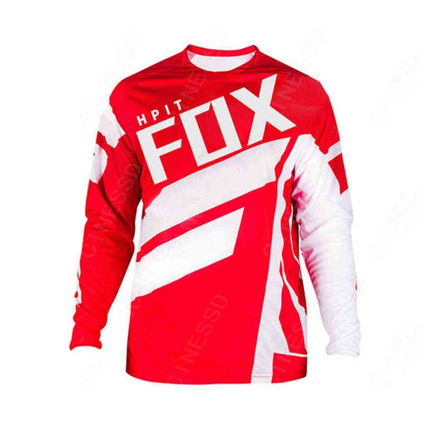 

hpit fox detachable shirt for motorcycles team mountain bike enduro offroad downhill system, White