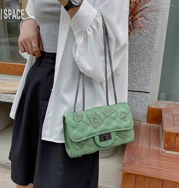 

designer shoulder bag fashion messenger bag diamond lattice small square packet leather lady luxury chain bags handbags hbp 11