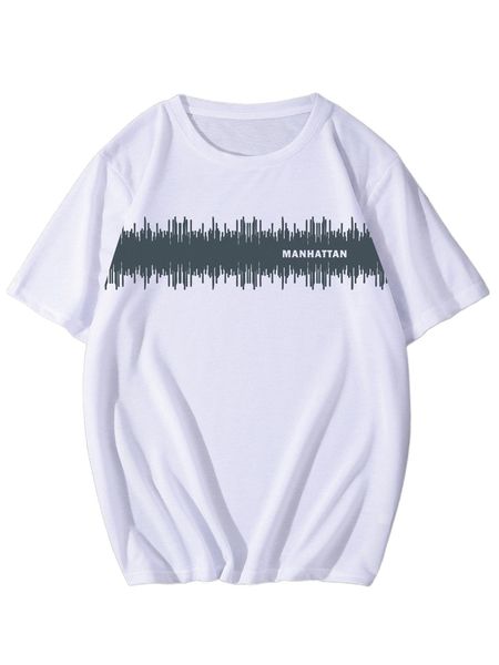 

men letter graphic tee k01x#, White;black