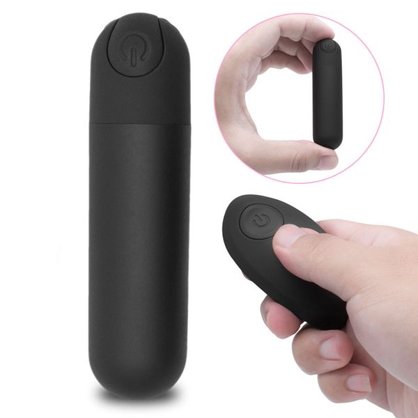 Telecomando potente 10 velocità mini vibratore a pallottola vibratori dildo giocattoli sexy per le donne stimolatore clitorideo punto G ricarica USB