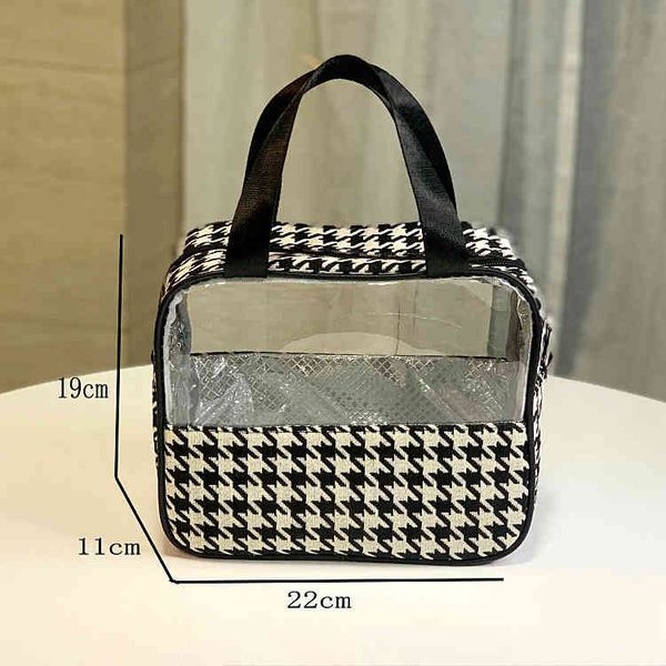 

new is translucent waterproof portable large capacity wash bag cosmetic simple hand carry women's purses_w9dj
