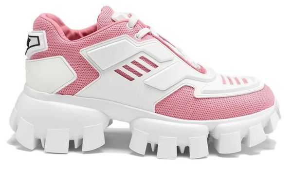 Marcas de luxo sapatos masculinos femininos casuais mesh Cloudbust Thunder Sapatos esportivos rosa baixo Tecido de malha masculino Technical Eyestay Casual Walking Runner trainers 35-46