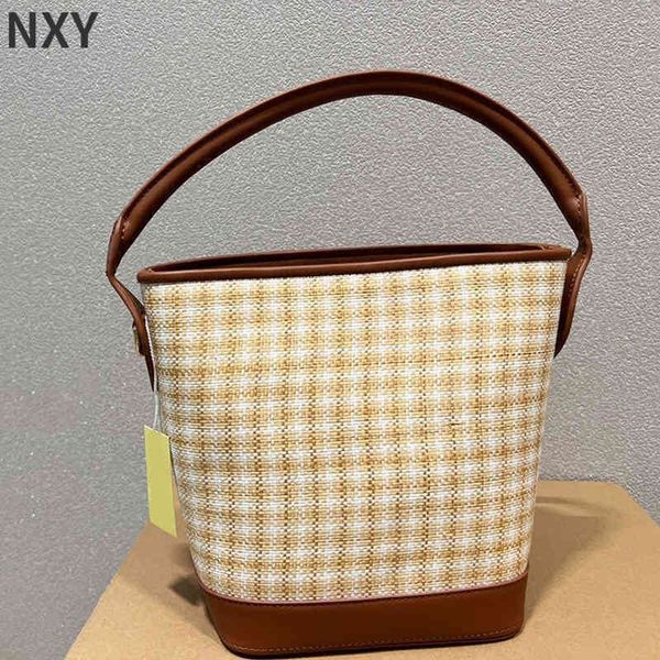 

women luxurys designers shoulder bag black ladies messenger vintage bucket s weaving designer handbags fashion woven handbag purses 0510 zho