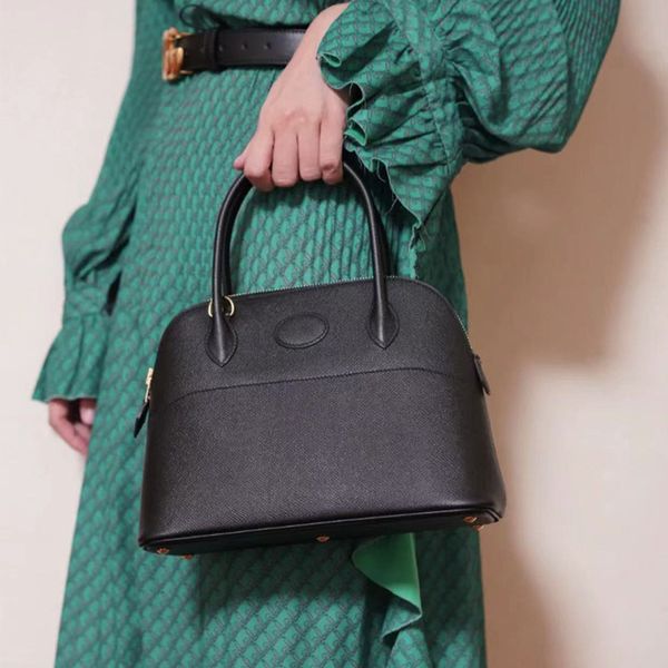 

genuine leather shell bag luxury handbags bags for women classic shoulder 220715