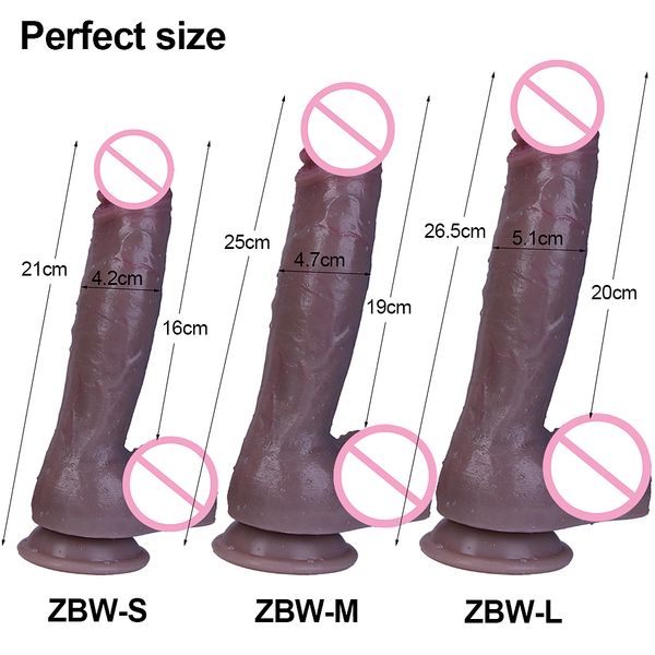 Dick de pele preta erótica realista com um copo de sucção super forte, brinquedos sexy para mulheres homens de pênis artificial g-spot simulação