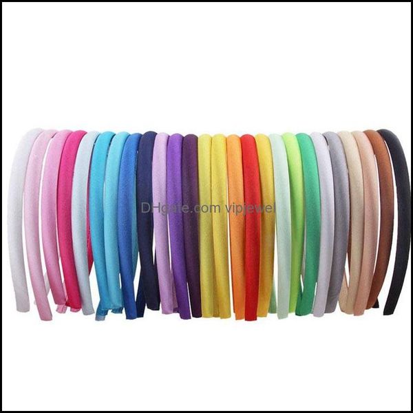 

headbands hair jewelry handmade plastic hairbands for girls children solid color headband party club headwear fashion accessor dh3wa, Silver