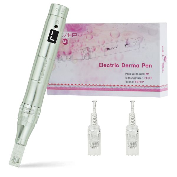 

m1 microneedle pen microneedling lcd display 5 speed with 2pcs microneedle cartridges