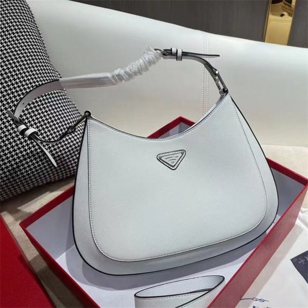 

fashion bag 2022 new luxury bags off cleo armpit one leather inverted triangle half moon hobo staff handbagwomen's fashion bags