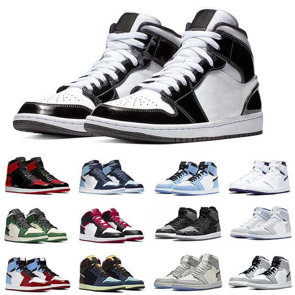 

black gold 1 1s basketball shoes patent bred blue chill hype royal university blue fearless court purple neutral grey rebellionaire sport sn