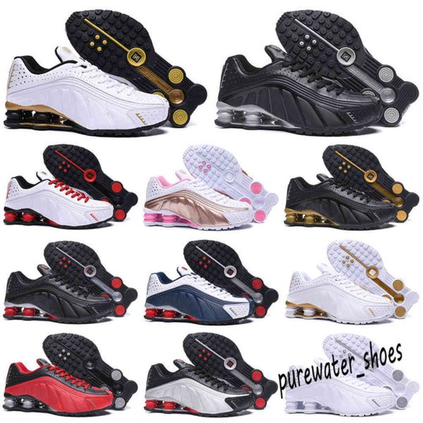 

2021 original deliver r4 sports shoes for men women triple black white gold oz nz 301 sneakers mens trainers casual shoe size 36-46 l52