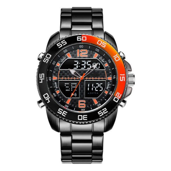 

waterproof watch gift electronic watch montre de luxe, Slivery;brown