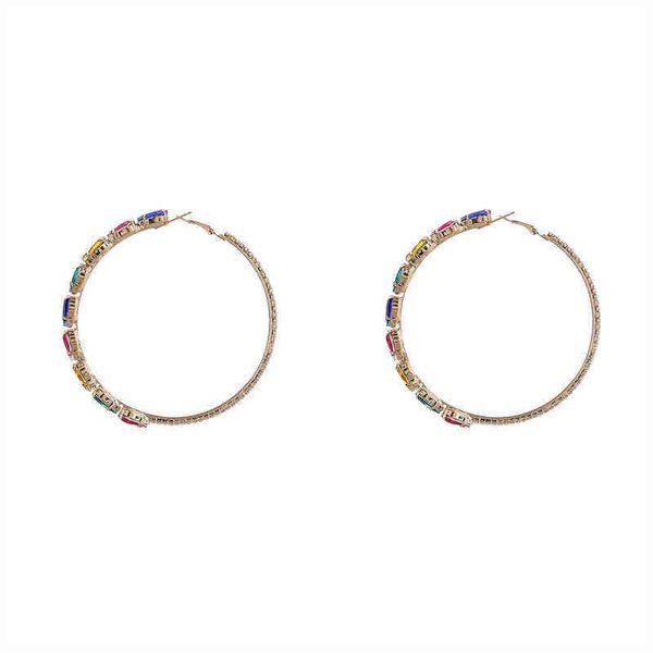 

charm new rhinestone earrings luxury jewelry pendant women dinner party fashion accessories 220726, Golden