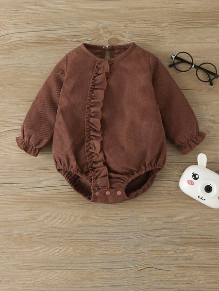 

baby plain ruffled vest she, Blue