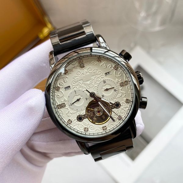 

mechanical watch big flywheel dynamic watch 100 fashion belt men